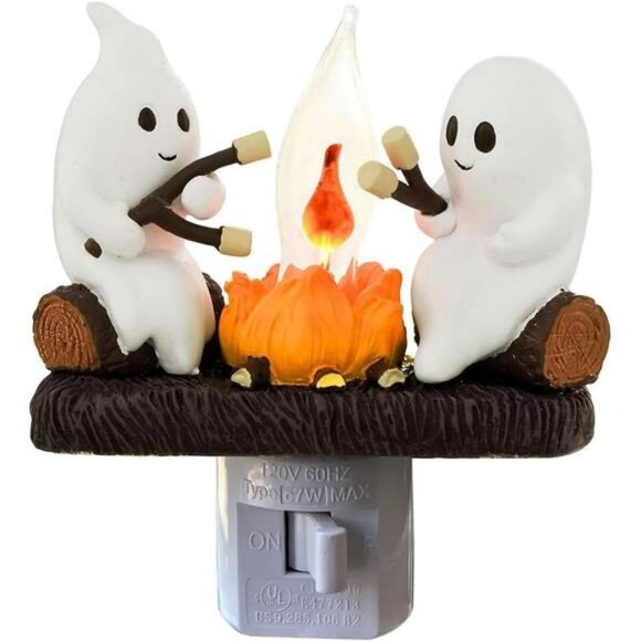 Ghost Campfire Nightlight, Ghost Campfire Flickering Nightlight, Campfire Flame - Picture 1 of 7